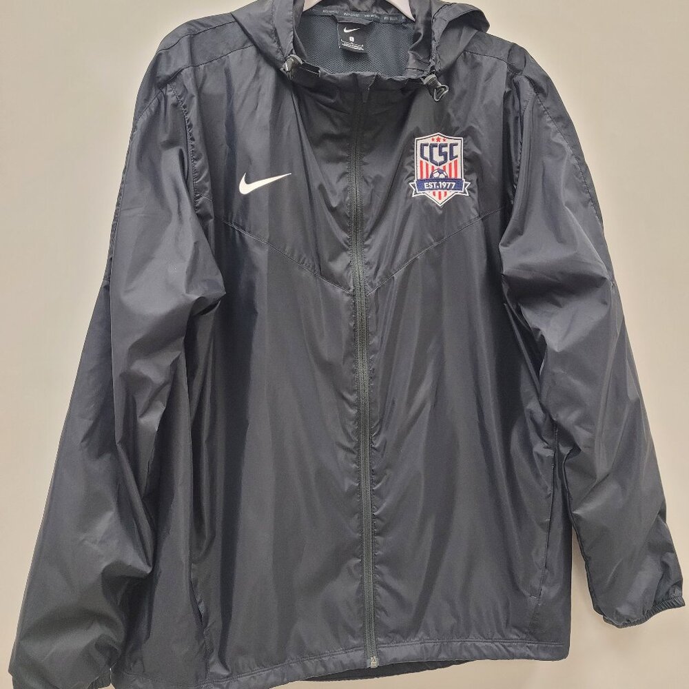 Men's  Nike Jacket CCSC Premier League Windrunner Size L Clay County Soccer Club